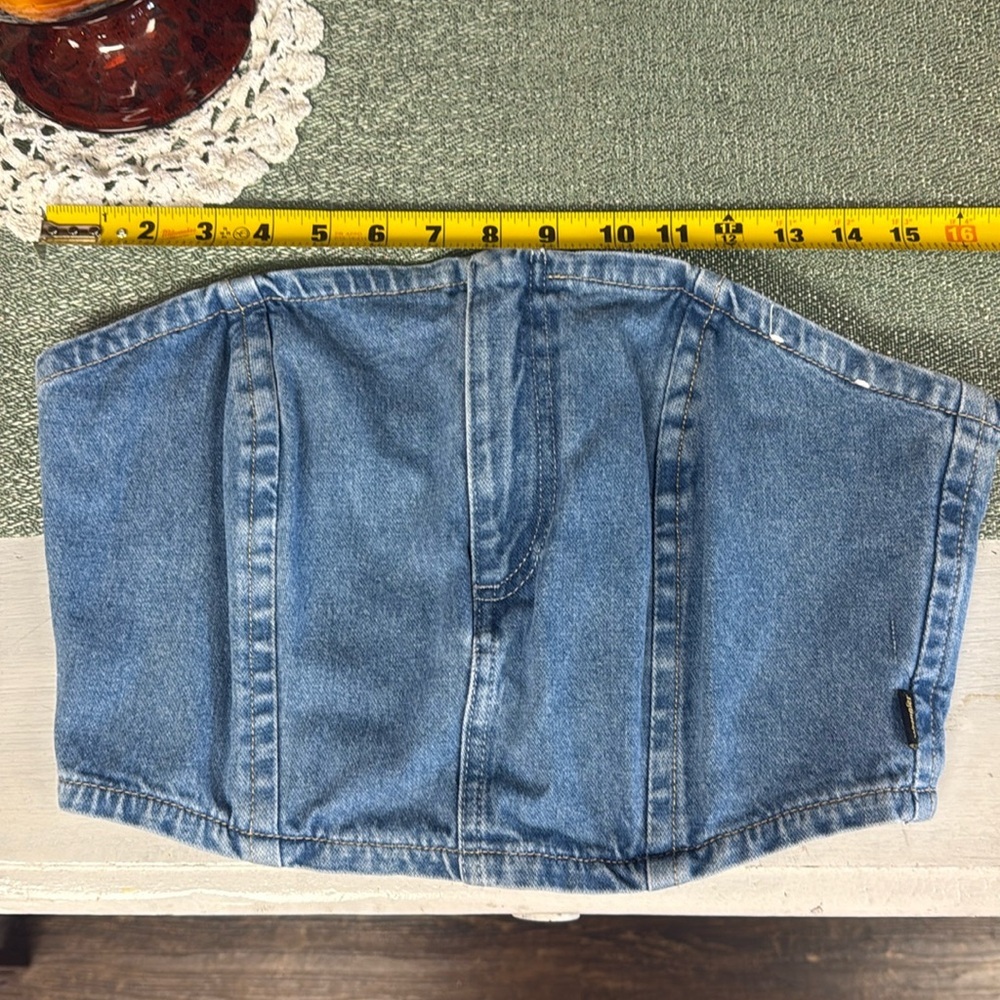 Wrangler Blue Denim Tube Top